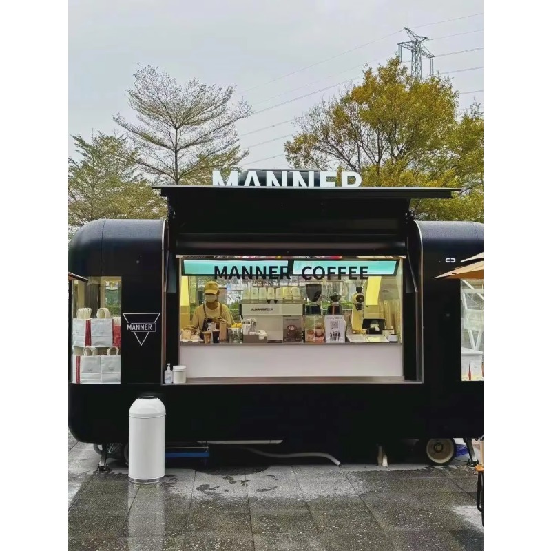 Coffee Tea Boba - Mobiler Imbisswagen mit Vollausstattung aus Fiberglas
