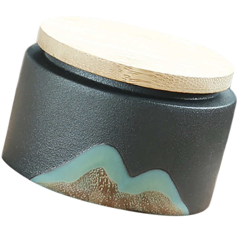 Coffee Tea Sugar Canisters - Elegante Keramik-Teedose mit luftdichtem Deckel, vielseitige