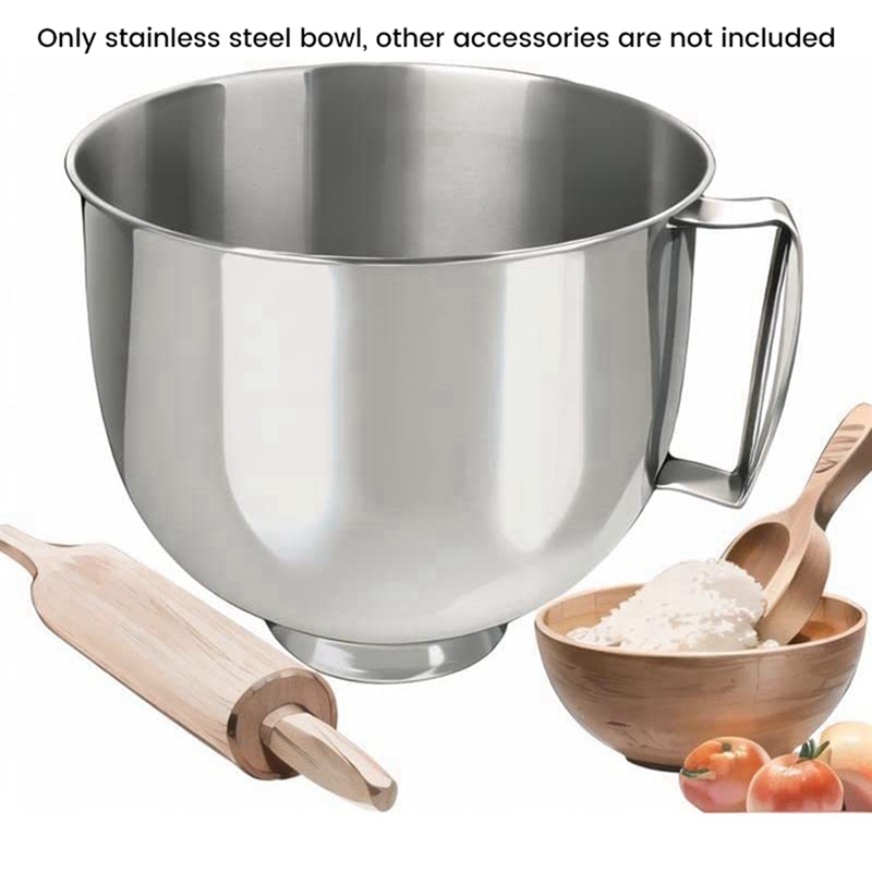 Kitchenaid Mixer Artisan 5Qt - A65T 3X Edelstahl-Rührschüssel für KitchenAid Classic