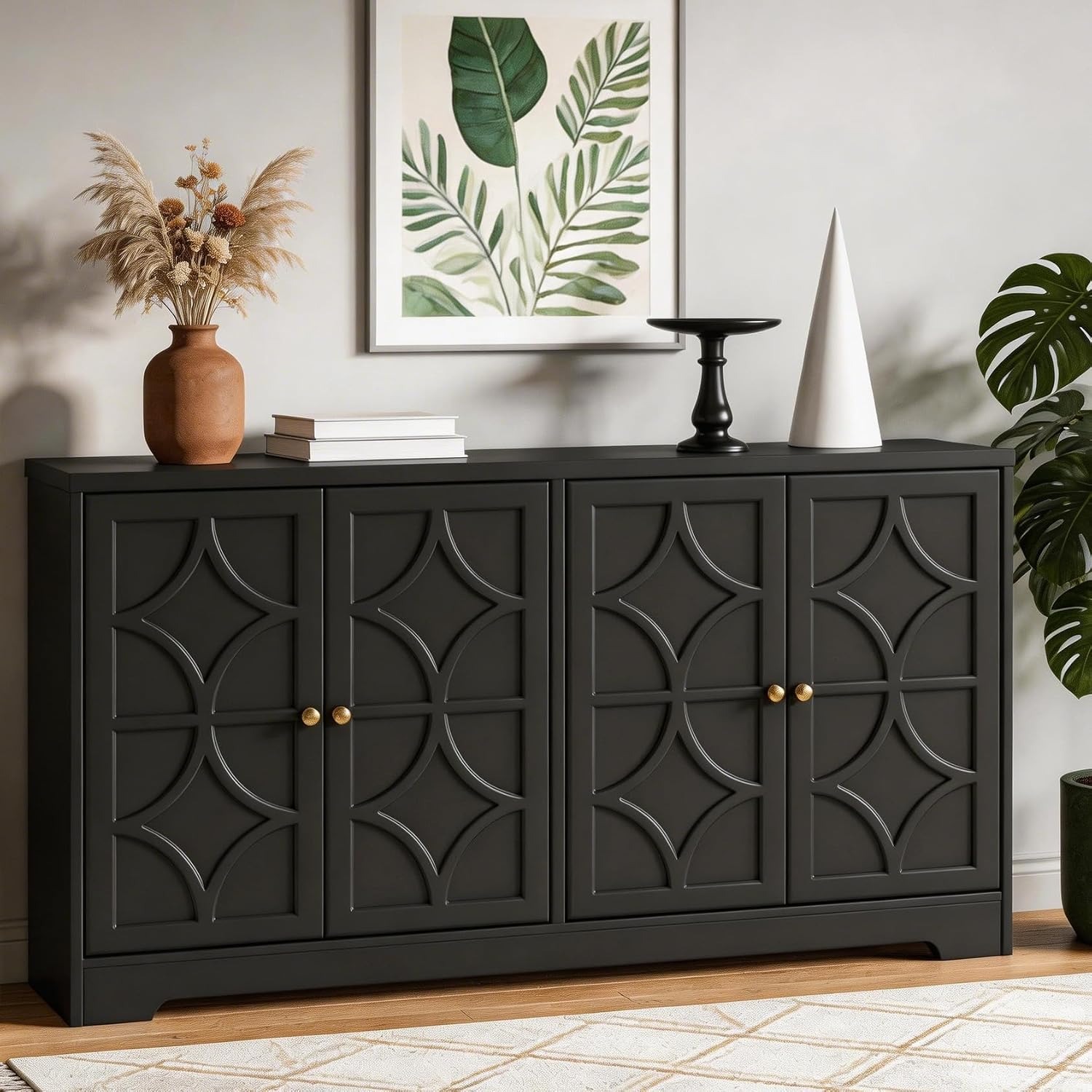 Coffee&Tea House Menu - Sideboard-Buffetschrank mit Stauraum, 56