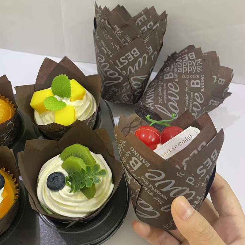 Coffee Tea Mugs - 50 Stück/100 Stück Kuchenpapierförmchen mit Kaffeemotiv,