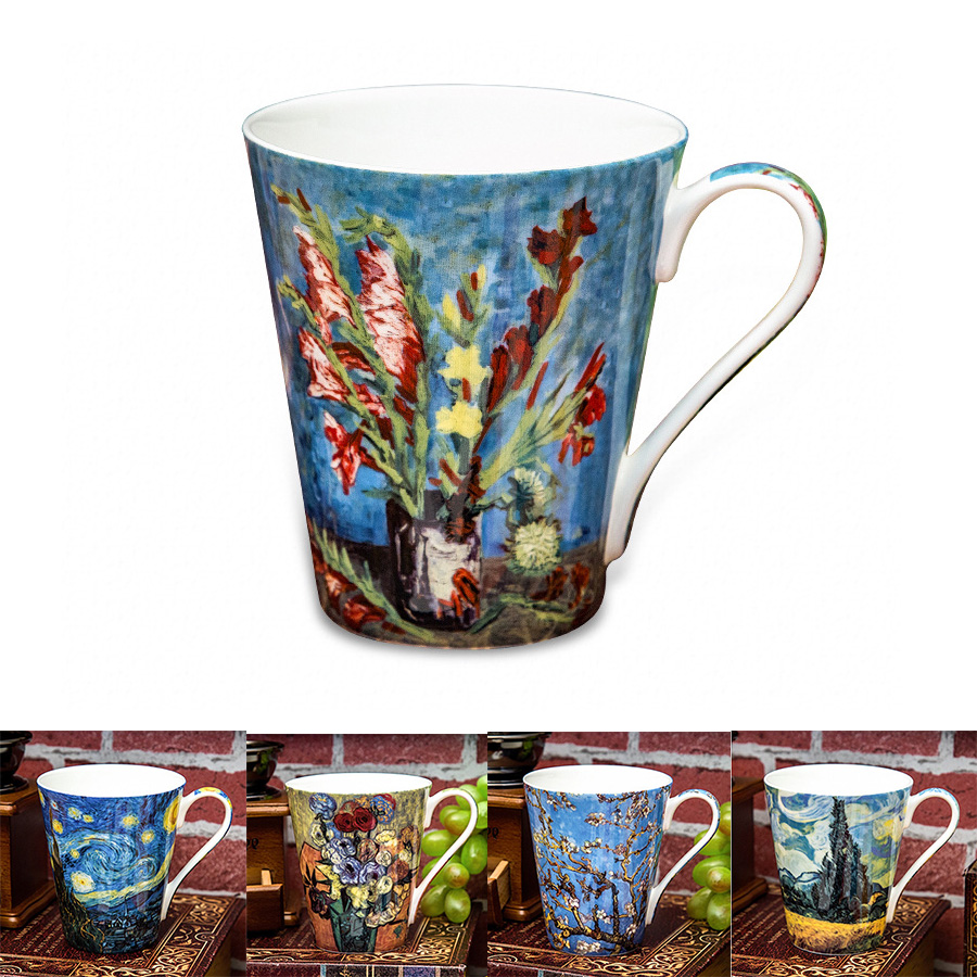 Coffee Tea Van - 5-teiliges Set Bone China Van Gogh