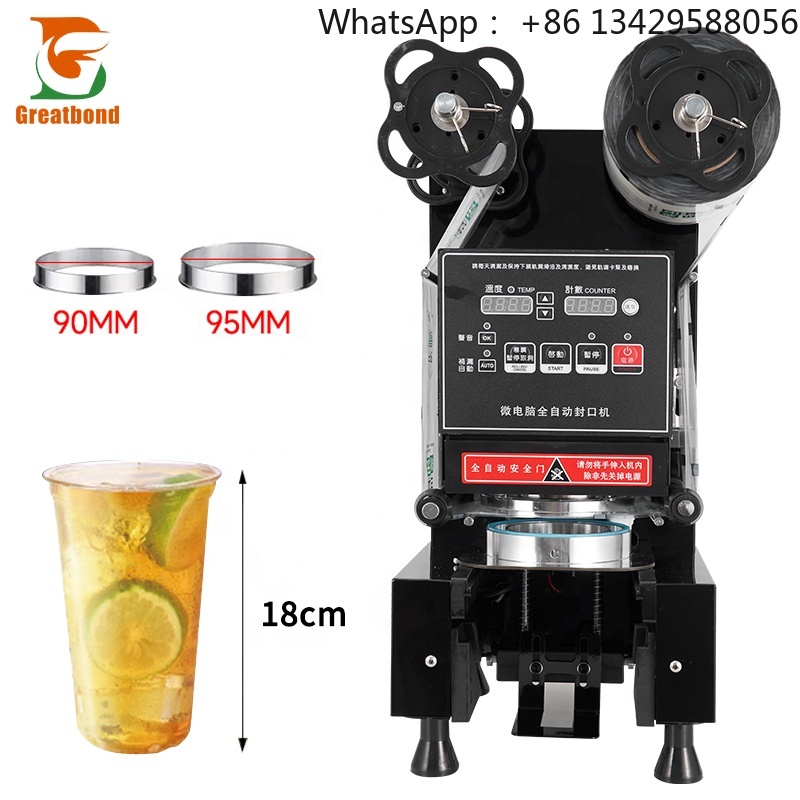 Coffee Tea Boba - CE-zertifizierte automatische Heiß-Kalt-Getränke-Versiegelungsmaschine für den gewerblichen