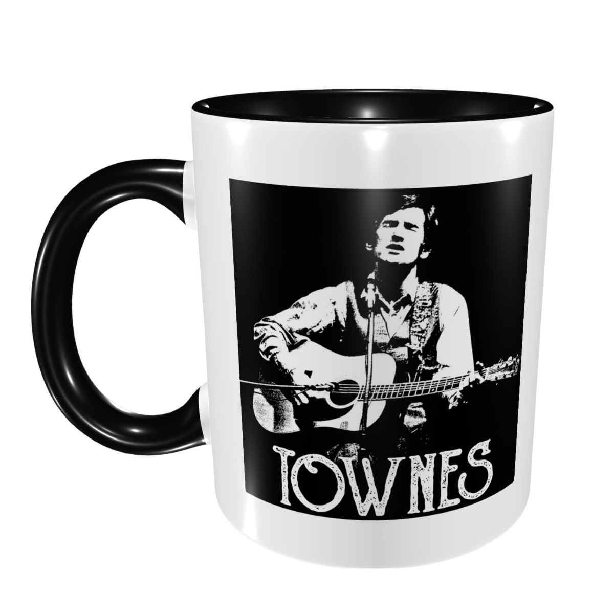 Coffee Tea Van - Townes Van Zandt – Weiße Tasse