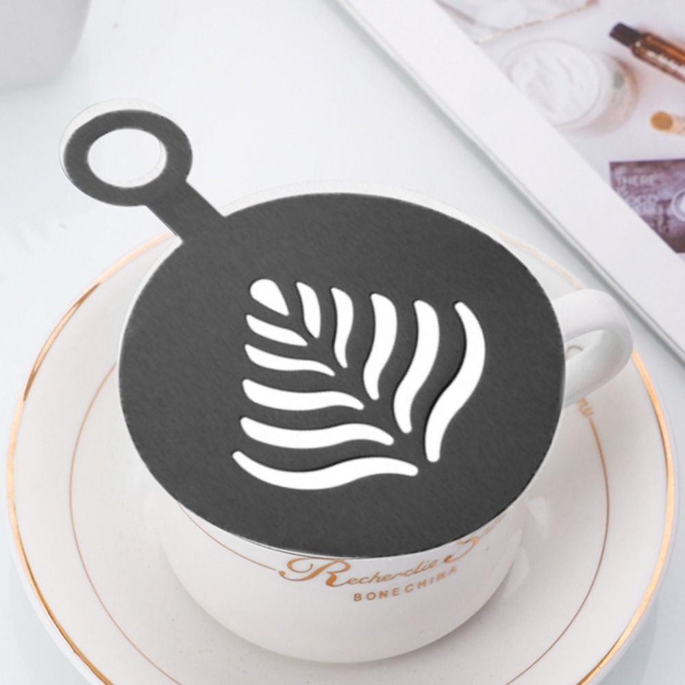 4 Stück Edelstahl Latte-Kaffee – Coffee Stencil Art Bewertung und Preis