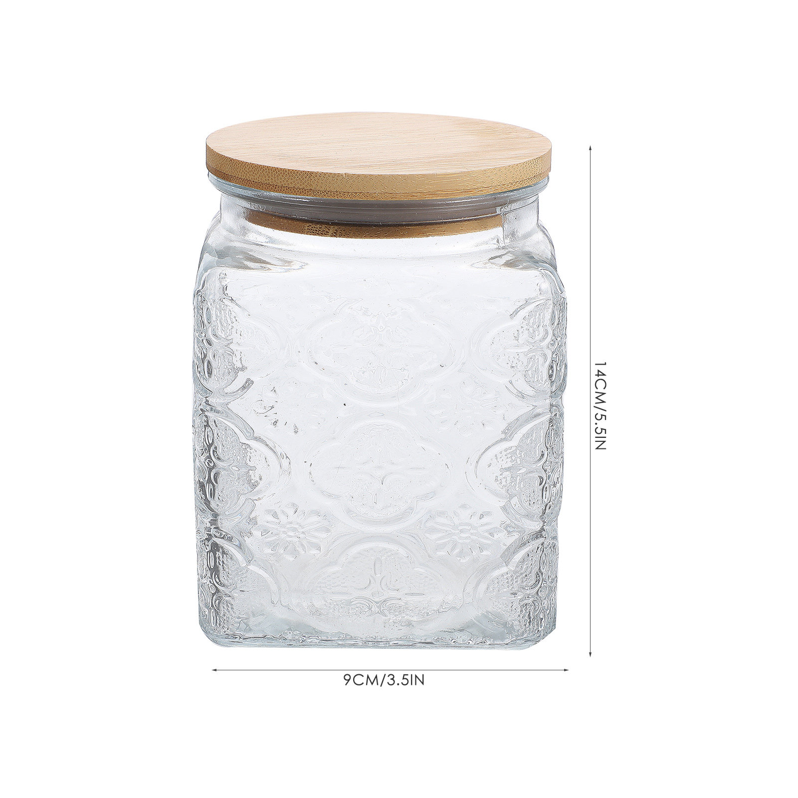Glas-Vorratsdose mit geprägtem – Coffee Tea Sugar Canisters Bewertung und Preis