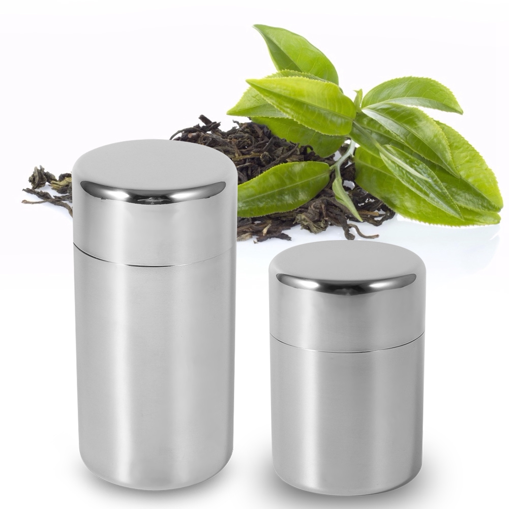 Edelstahl-Teedosen für die Küc – Coffee Tea Sugar Canisters Bewertung und Preis