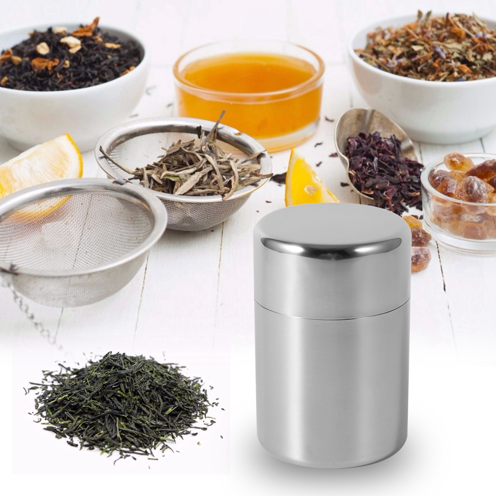 Edelstahl-Teedosen für die Küc – Coffee Tea Sugar Canisters Bewertung und Preis