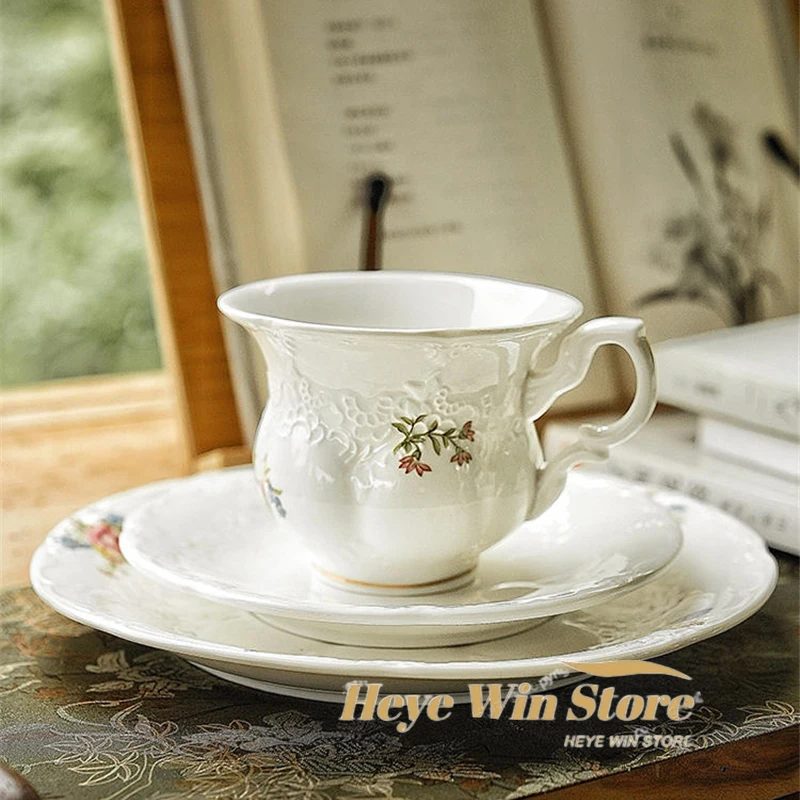 Retro-Blumen-Espressotasse und – Espresso Cup Saucer Bewertung und Preis