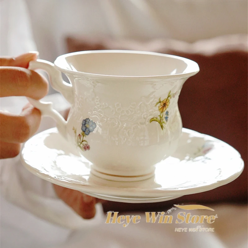 Retro-Blumen-Espressotasse und – Espresso Cup Saucer Bewertung und Preis
