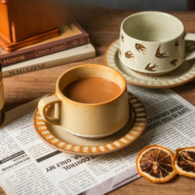 Hochwertiger Sinn für Retro-Ka – Espresso Cup Saucer Bewertung und Preis