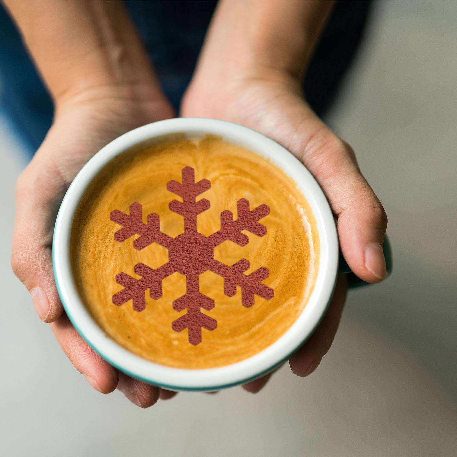4 Stück Weihnachts-Kuchen-Scha – Coffee Stencil Art Bewertung und Preis