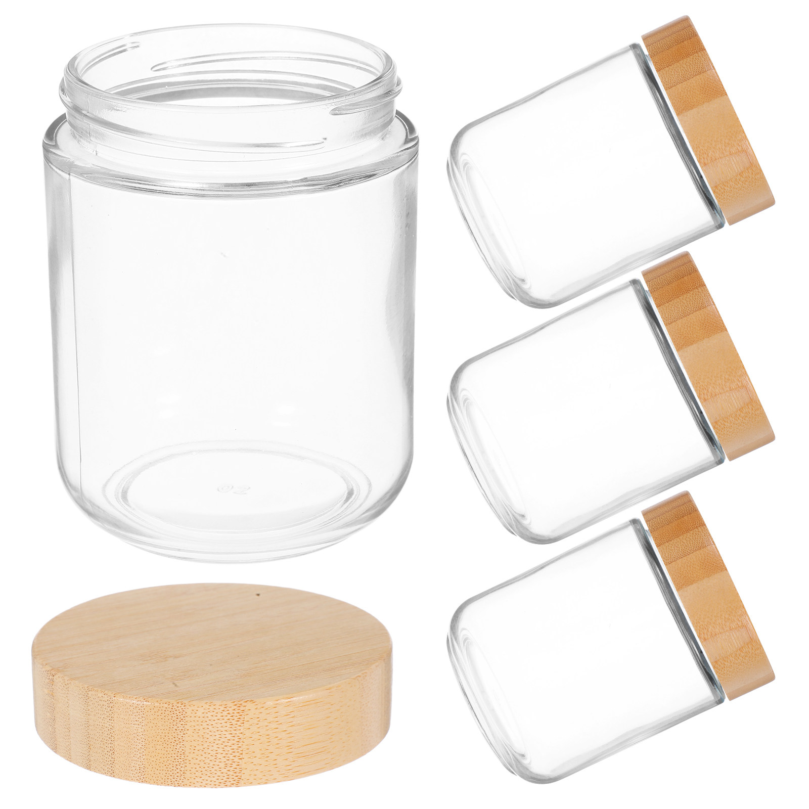 4 Stück robuste Glasbehälter m – Coffee Tea Sugar Canisters Bewertung und Preis