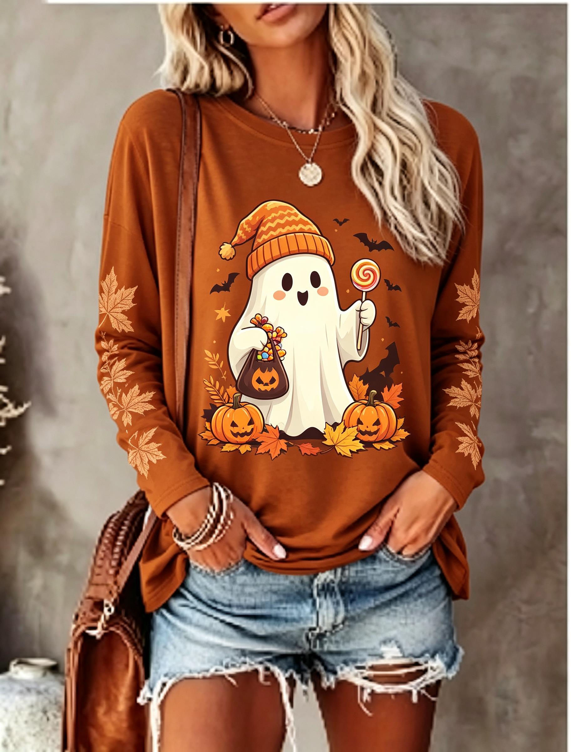 Damen-Langarm-T-Shirt mit süße – Coffee&Tea House Menu Bewertung und Preis