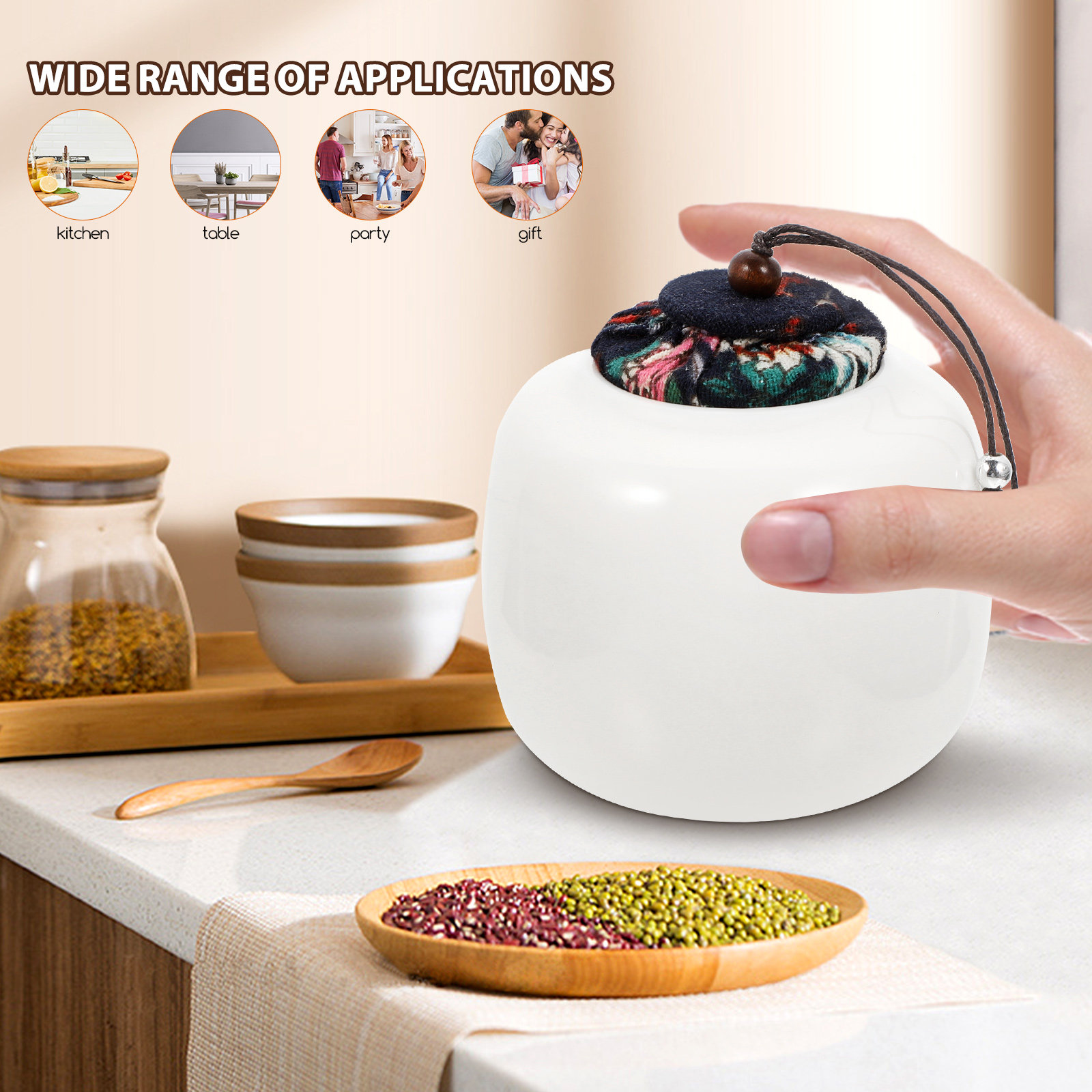 Keramik-Aufbewahrungsdose, luf – Coffee Tea Sugar Canisters Bewertung und Preis