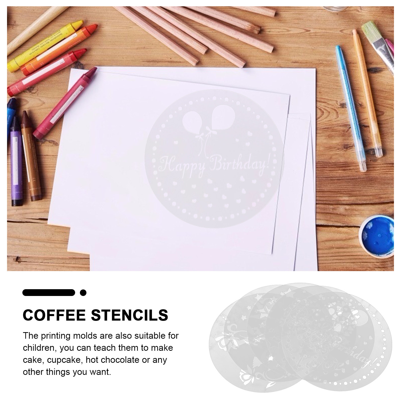 1 Set Kaffeeschablonen aus Kun – Coffee Stencil Art Bewertung und Preis