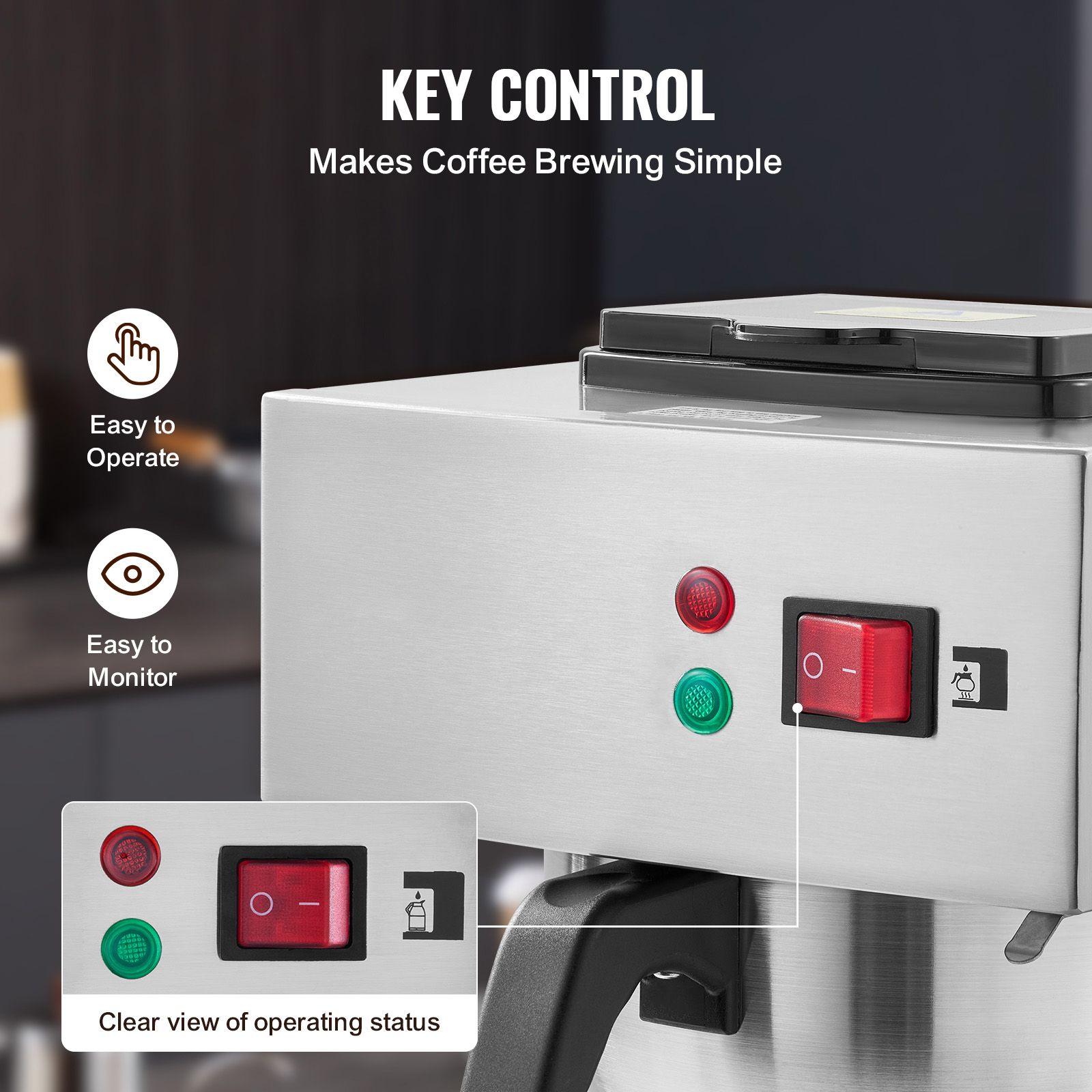 12-Tassen-Kaffeemaschine für d – Coffee&Tea House Menu Bewertung und Preis