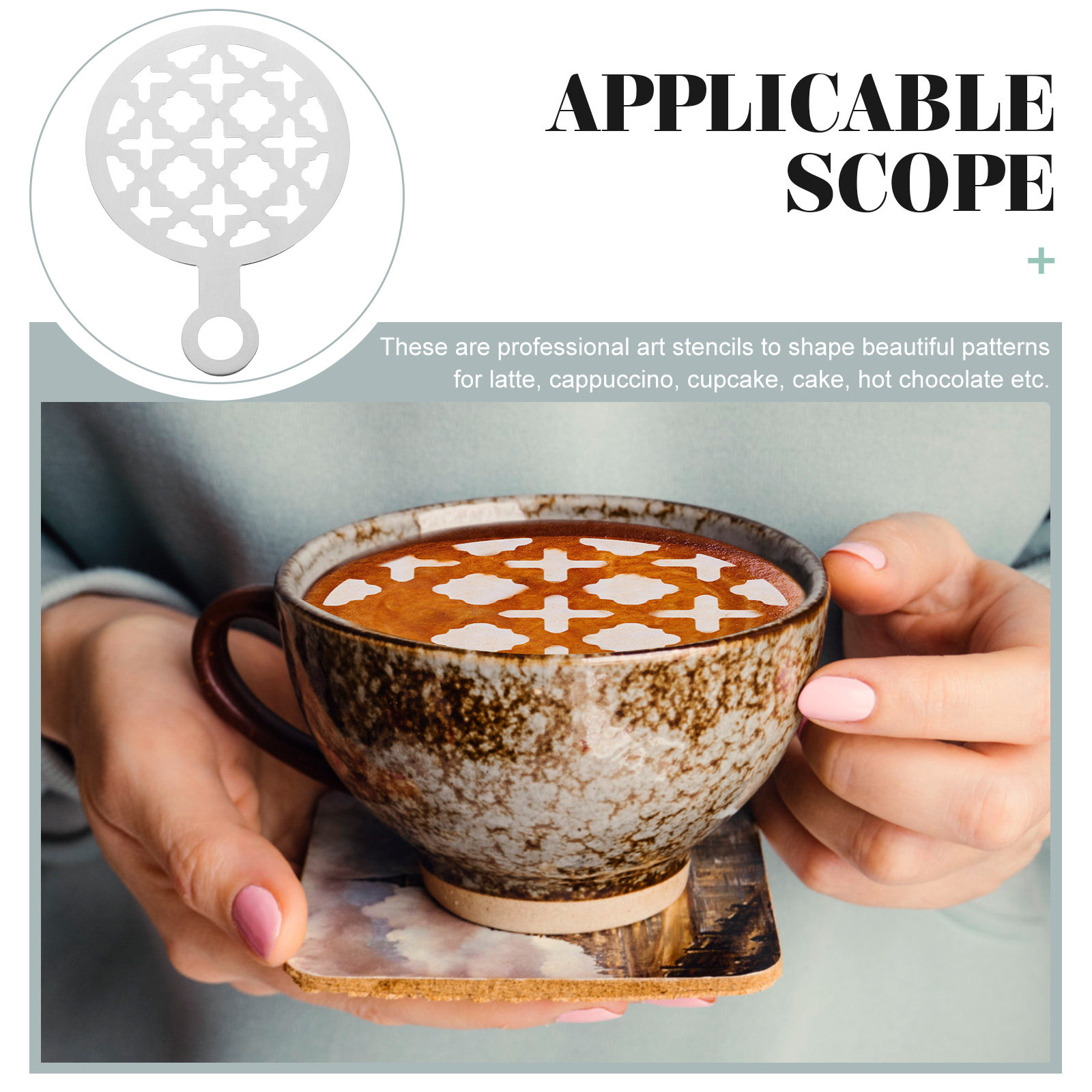 4 Stück Kaffee-Kunst-Schablone – Coffee Stencil Art Bewertung und Preis