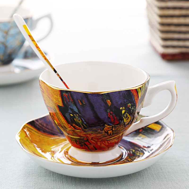 Van Gogh Kunstmalerei Kaffeeta – Coffee Tea Van Bewertung und Preis